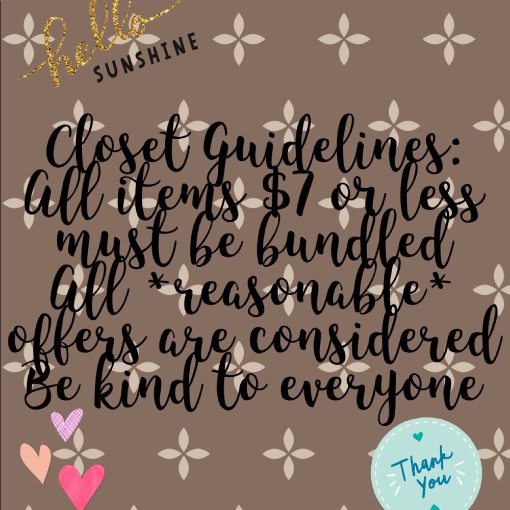 Closet And Offer Guidelines